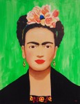 Frida 16x20 $150. Portrait of Frida Kahlo.